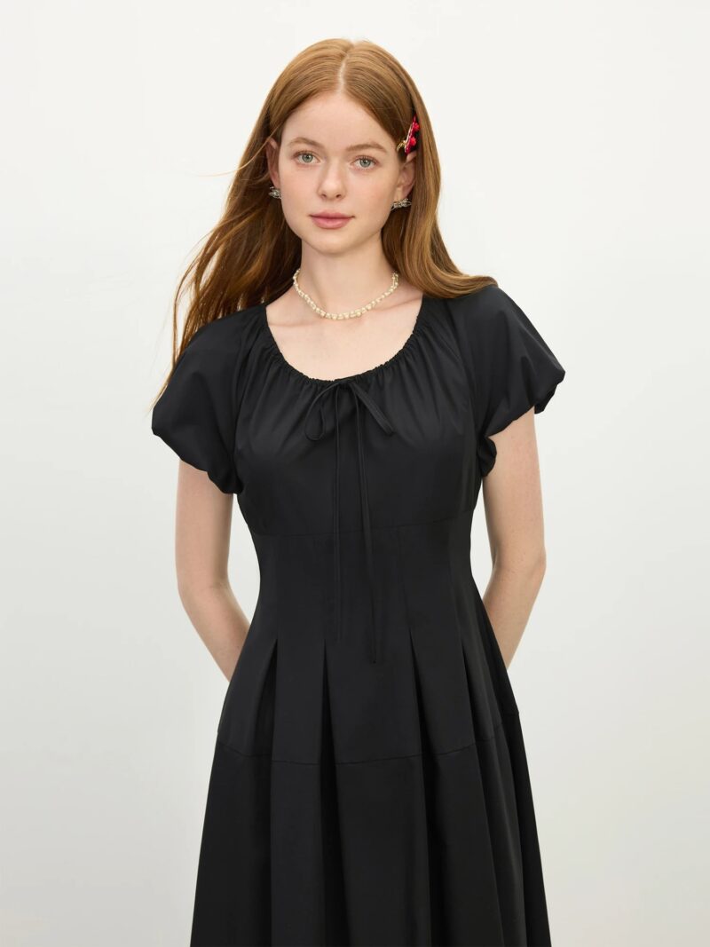 Elegant Summer Fit & Flare Midi Dress - Image 5