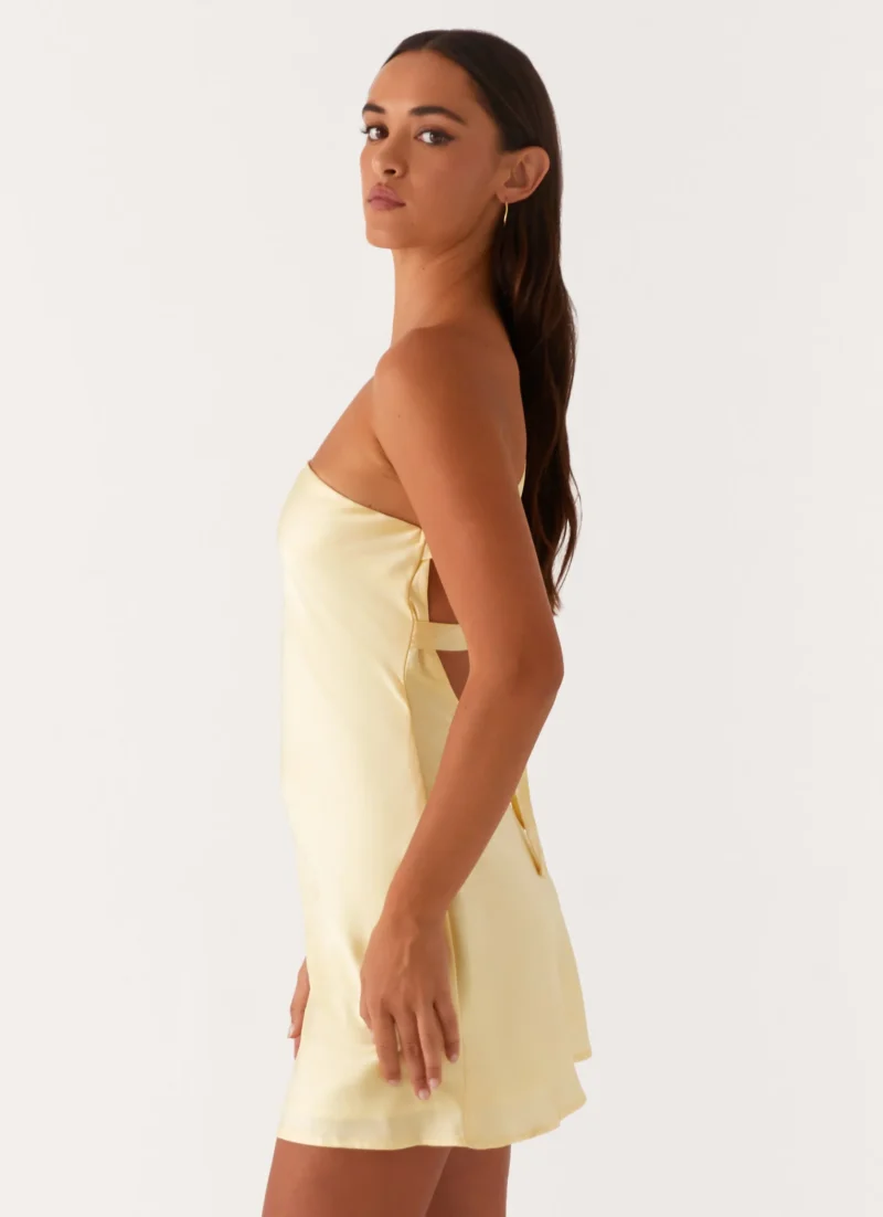 Women's Summer Backless One Shoulder Mini Dress – Sexy Cami Party Look - Image 5