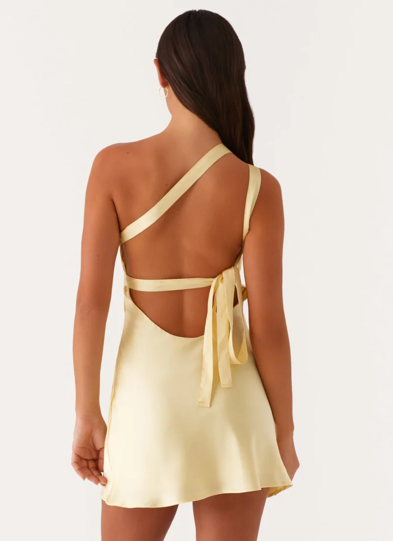 Women's Summer Backless One Shoulder Mini Dress – Sexy Cami Party Look - Image 6
