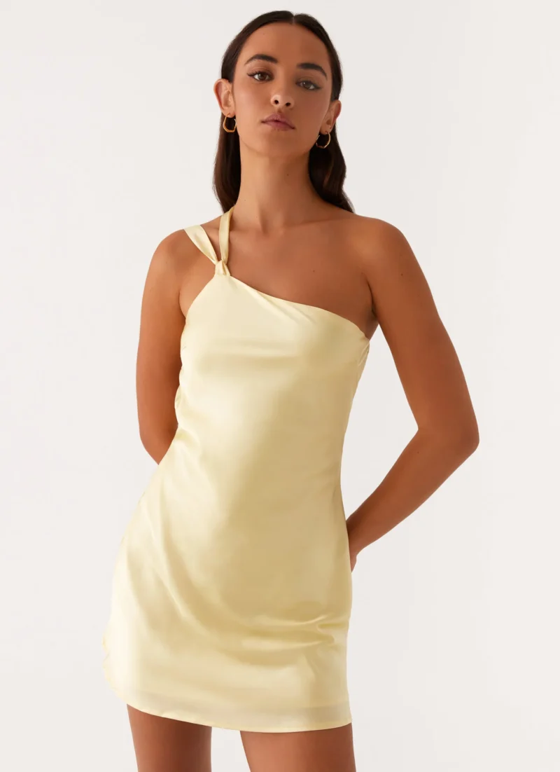 Women's Summer Backless One Shoulder Mini Dress – Sexy Cami Party Look - Image 3