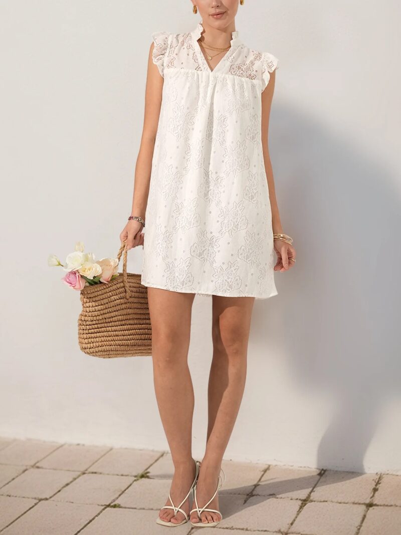 Women's Summer Casual A-Line Mini Dress - Image 2