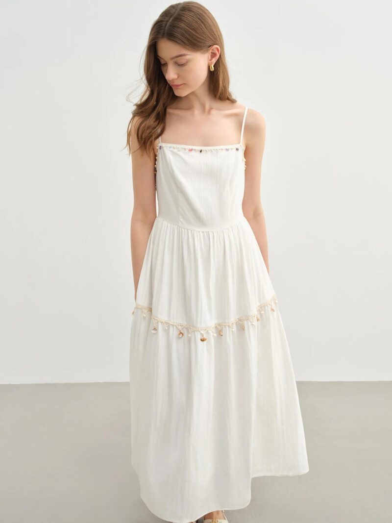 2-Piece Summer Suspender Dress and Denim Jacket Set - Image 5