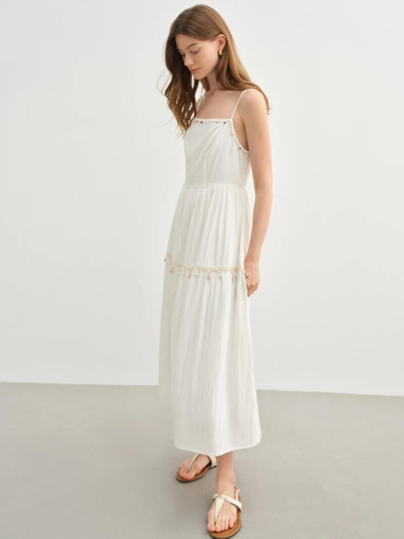 2-Piece Summer Suspender Dress and Denim Jacket Set - Image 4