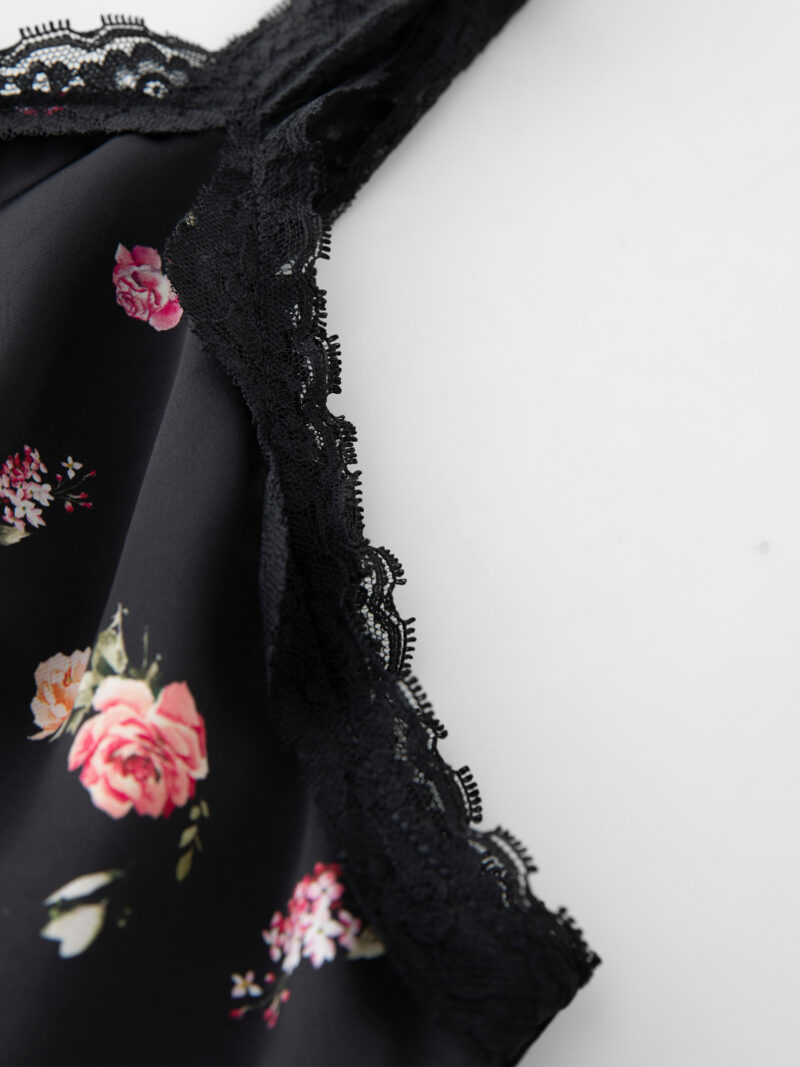 Plus Size Lace Strapless Mid-Calf Dress - Image 6