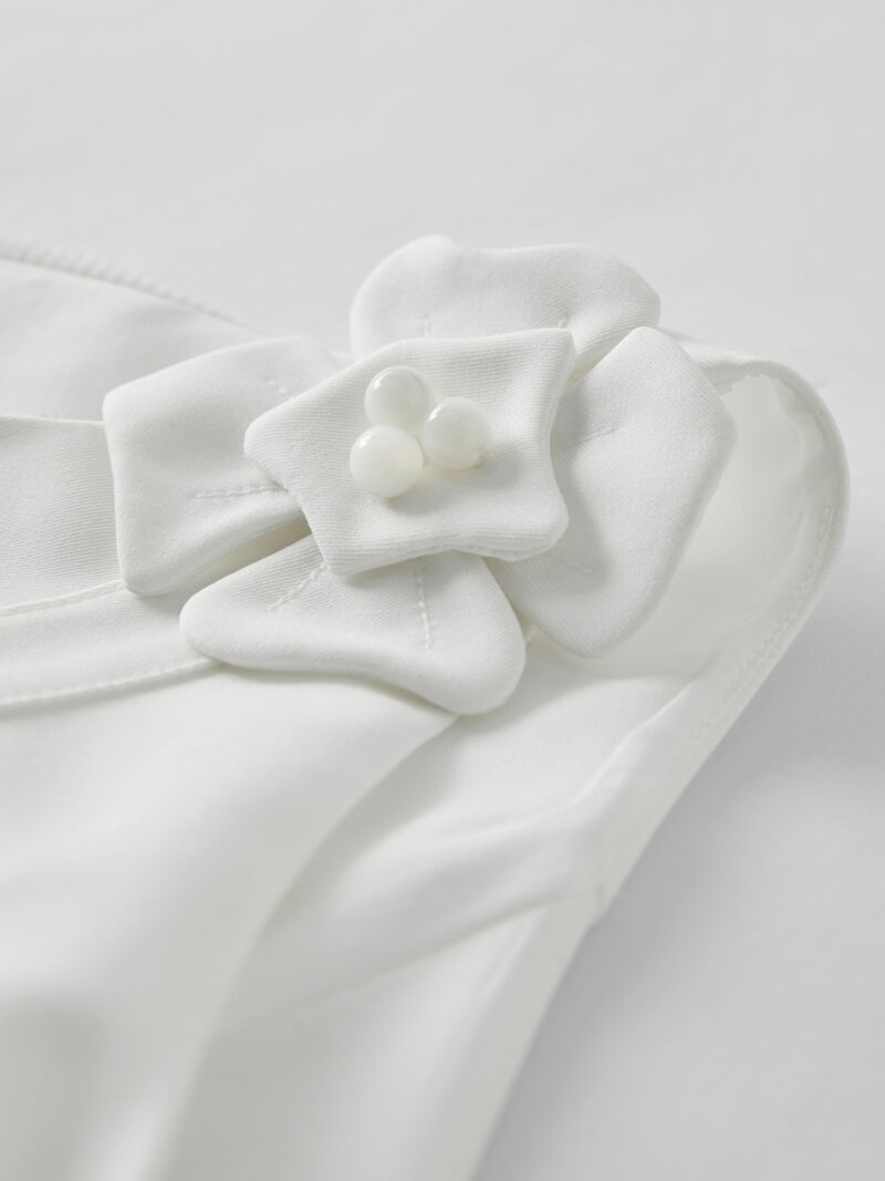 Plus Size Choker Vest Dress with 3D Flower – Elegant Mid-Calf Summer Dress - Image 5