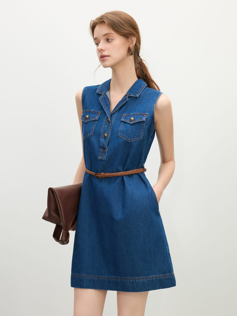 Summer Denim Shirt Dress - Image 3