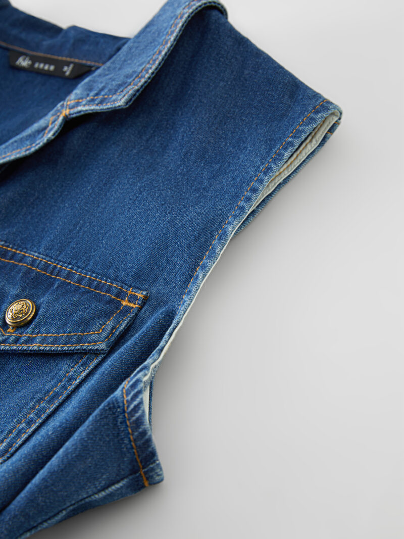 Summer Denim Shirt Dress - Image 6