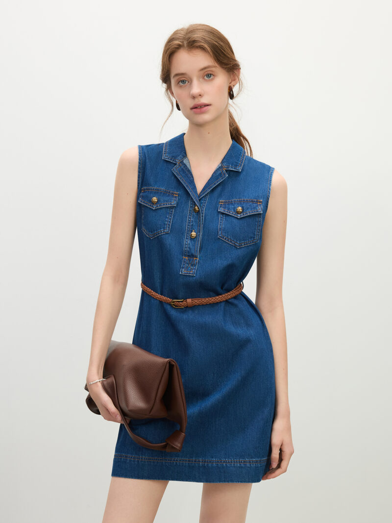 Summer Denim Shirt Dress - Image 2