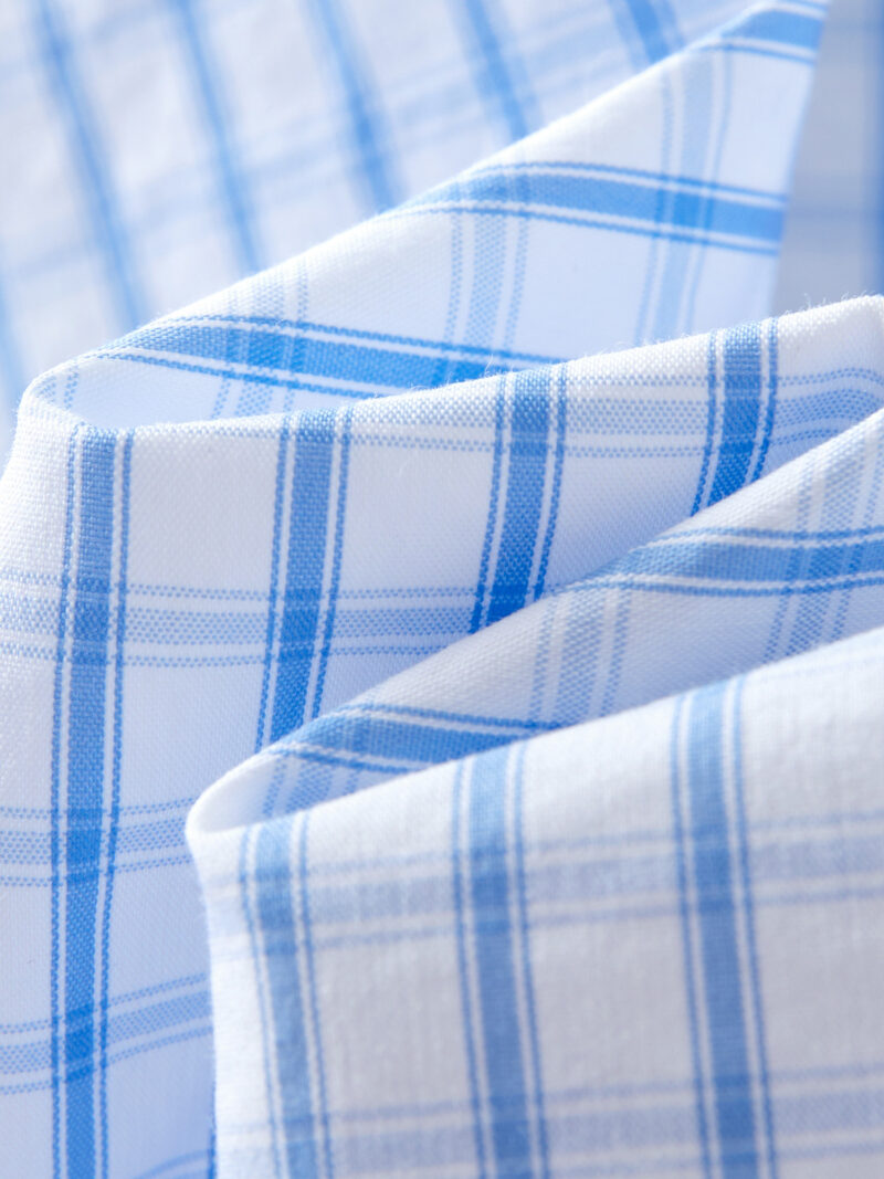 Ruffled decorative plaid shirt dress - Image 5
