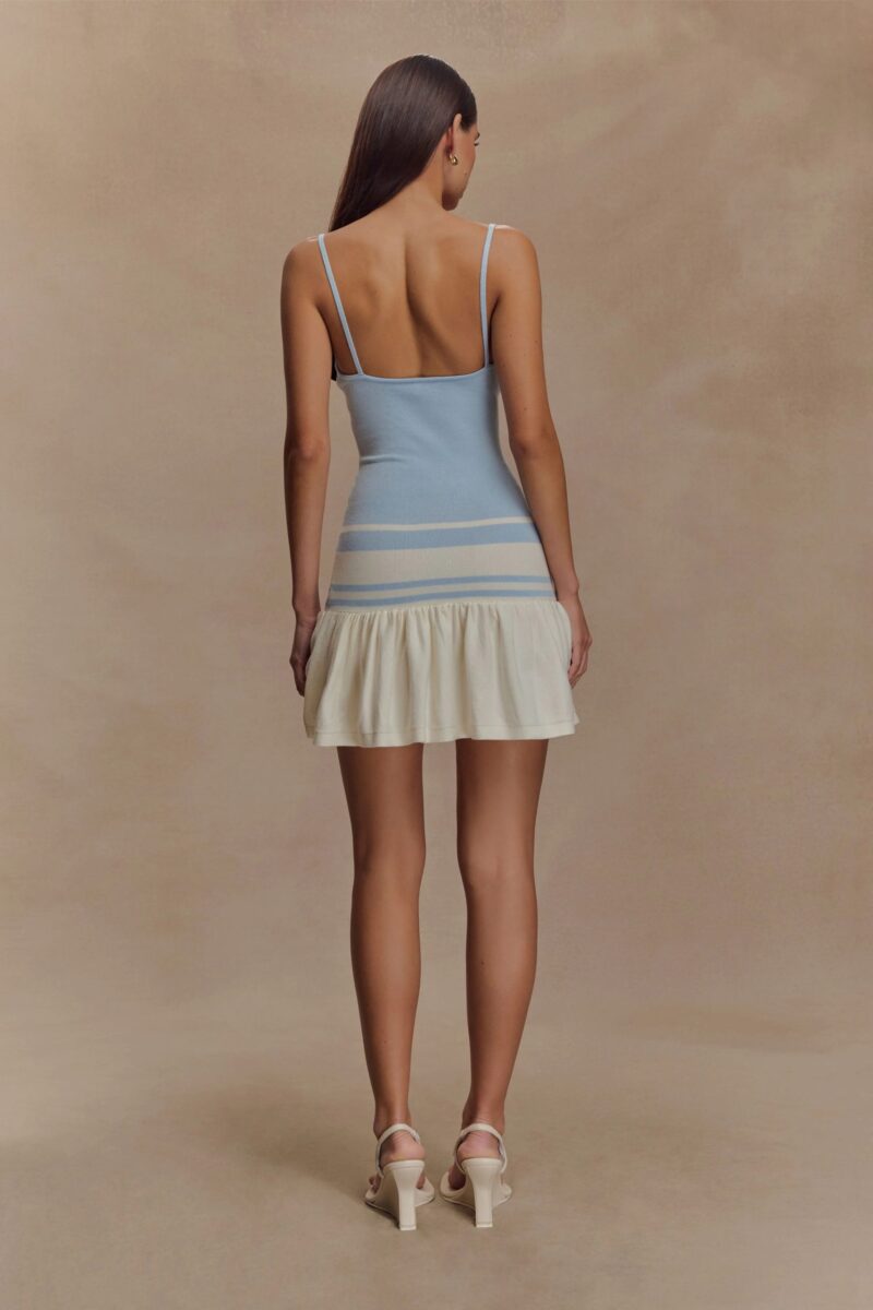 Sexy Patchwork Spaghetti Strap Mini Dress - Image 8