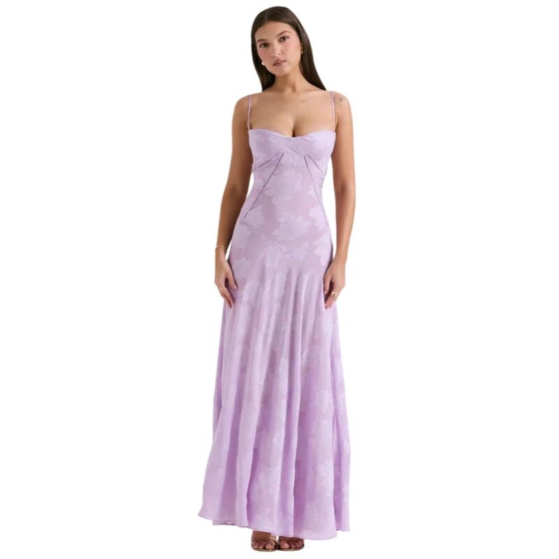 See Through Beach Spaghetti Maxi Dress for Women