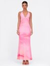 Backless Spaghetti Strap Maxi Dress – Sexy V-Neck Bodycon Gown