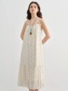 Plus-Size Boho Summer Resort Dress with Embroidered Layers