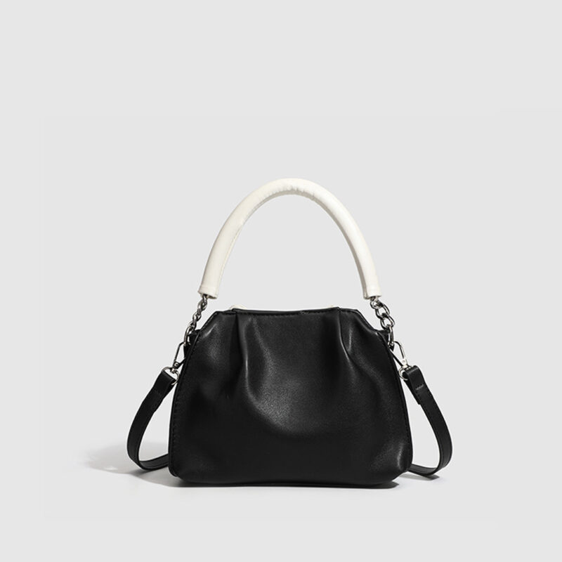 Elegant Striped Bow Tote Bag - Image 6