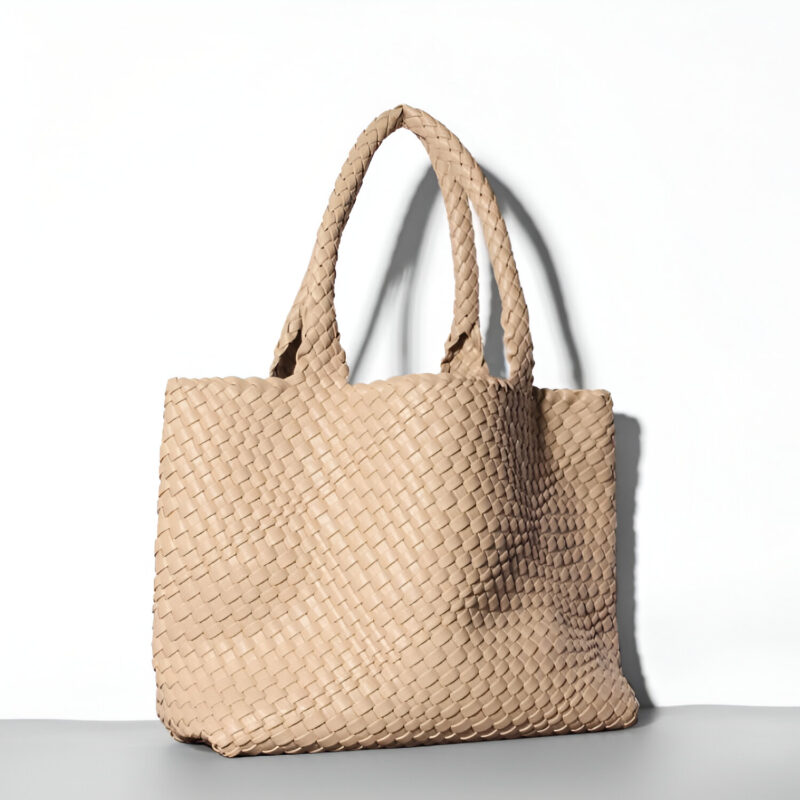 Luxury Knitted Tote Bags for Women - Large Capacity Shoulder Beach Travel Handbag - Image 4