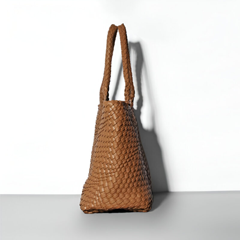 Luxury Knitted Tote Bags for Women - Large Capacity Shoulder Beach Travel Handbag - Image 3