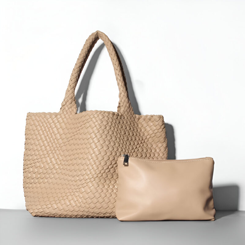 Luxury Knitted Tote Bags for Women - Large Capacity Shoulder Beach Travel Handbag - Image 2