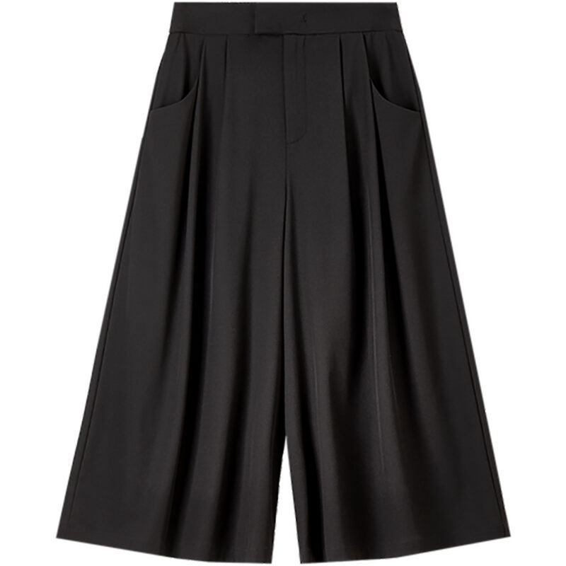 High Waist Wide Leg Skirt Pants - Image 7