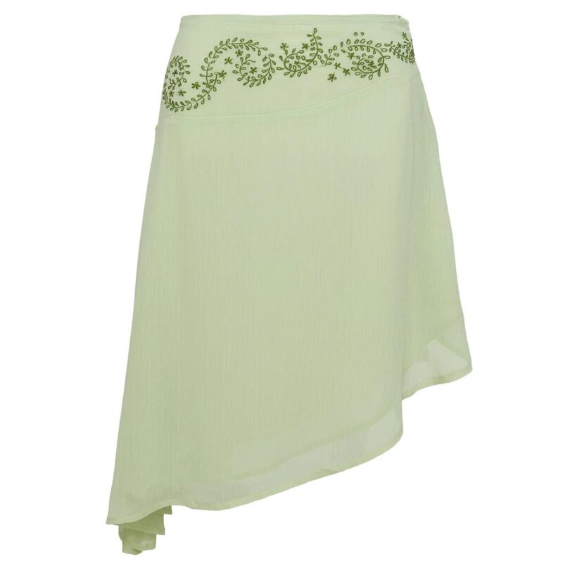 Women's 2 Piece Floral Print Cami Top and Asymmetrical Midi Skirt Set