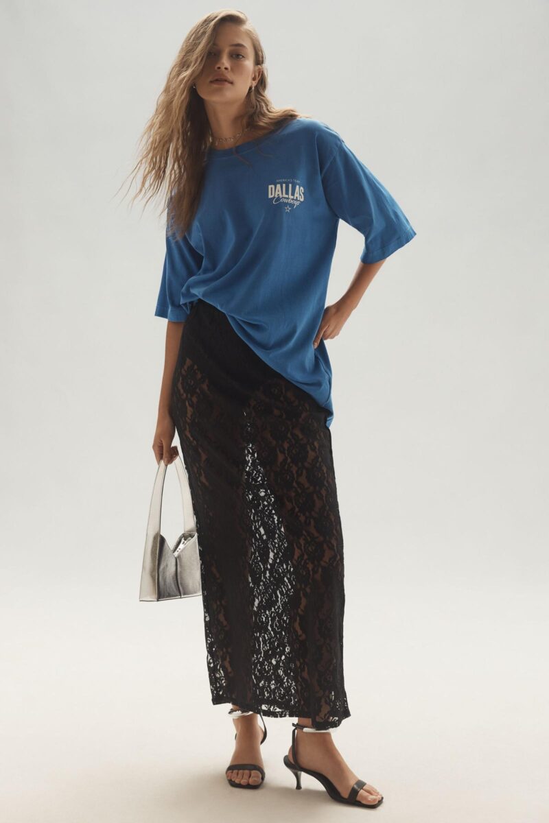 Sheer Lace Beach Cover Up Skirt - Image 6