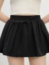 Youthful 3D Floral A-Line Skirt Shorts
