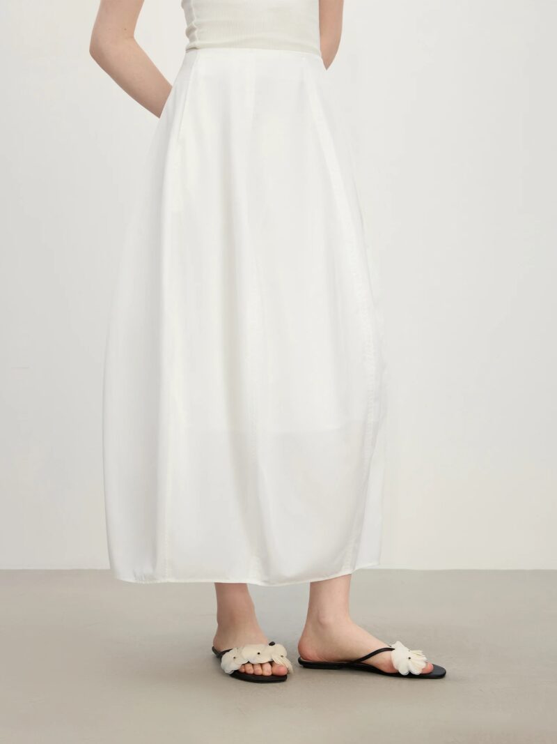Elegant Summer Bud Skirt with Waistband - Image 2
