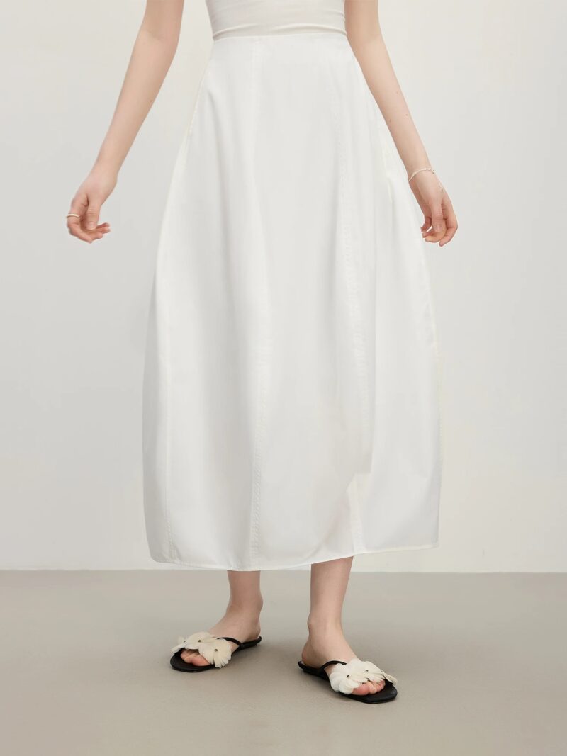 Elegant Summer Bud Skirt with Waistband - Image 3