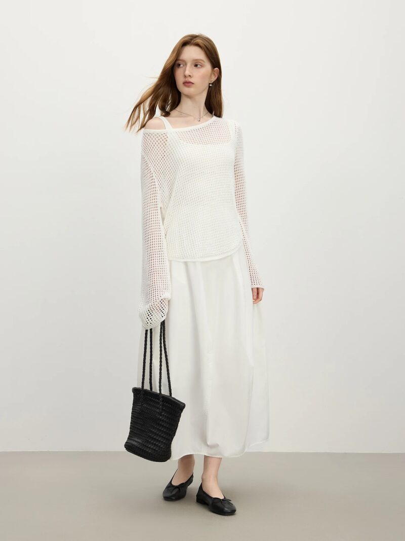 Elegant Summer Bud Skirt with Waistband - Image 5