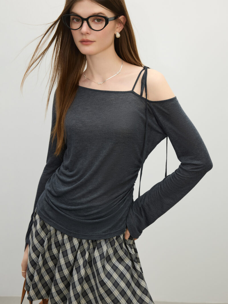 Summer Off-Shoulder Women's Tee - Image 2