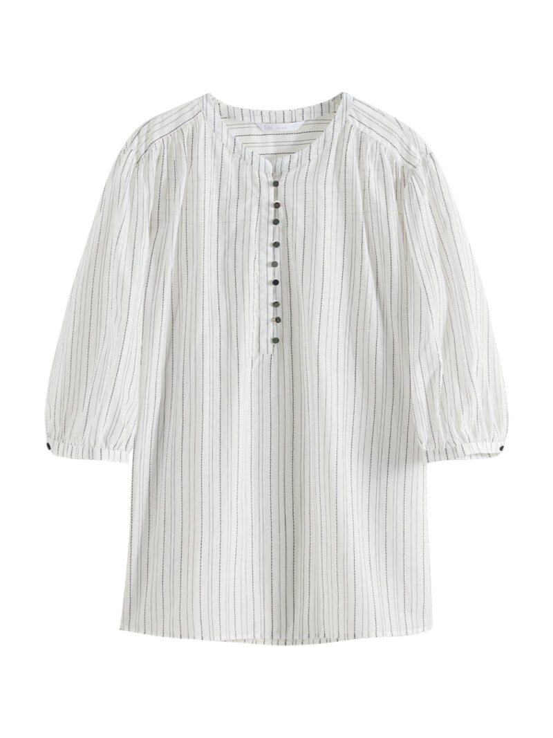 Summer Striped Short Sleeve Button-Down Shirt – Casual Lightweight Fit - Image 6