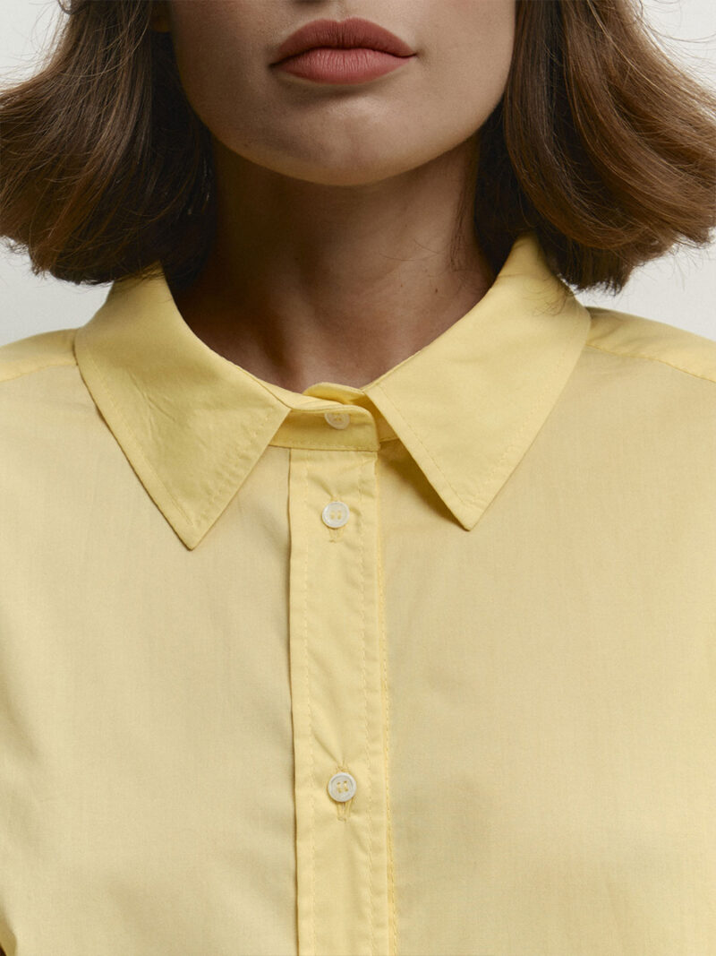 Women's Long Sleeve Cotton Chiffon Shirt – Loose Fit Office Casual Top - Image 6