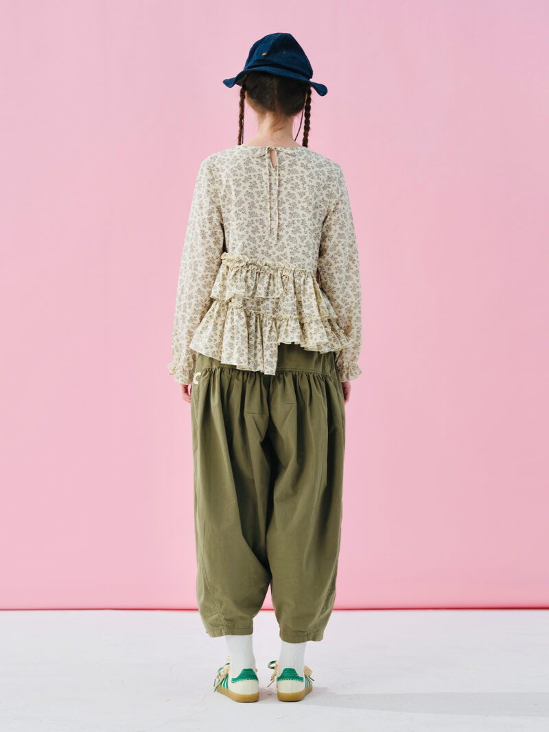 Spring-Summer Cotton Lace Irregular Loose Fit Top for Women - Image 3