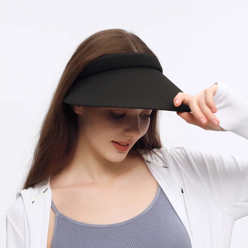 Women's UPF 50+ Sun Visor Hat – Lightweight Wide Brim Cap for Summer Outdoors - Image 7