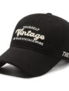 Vintage Embroidered Letter Snapback Baseball Cap