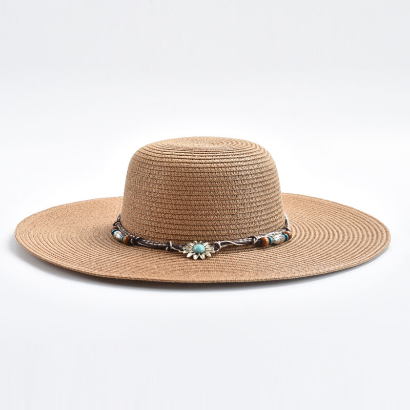 Summer Wide Brim Floppy Sun Hat for Women - Image 3
