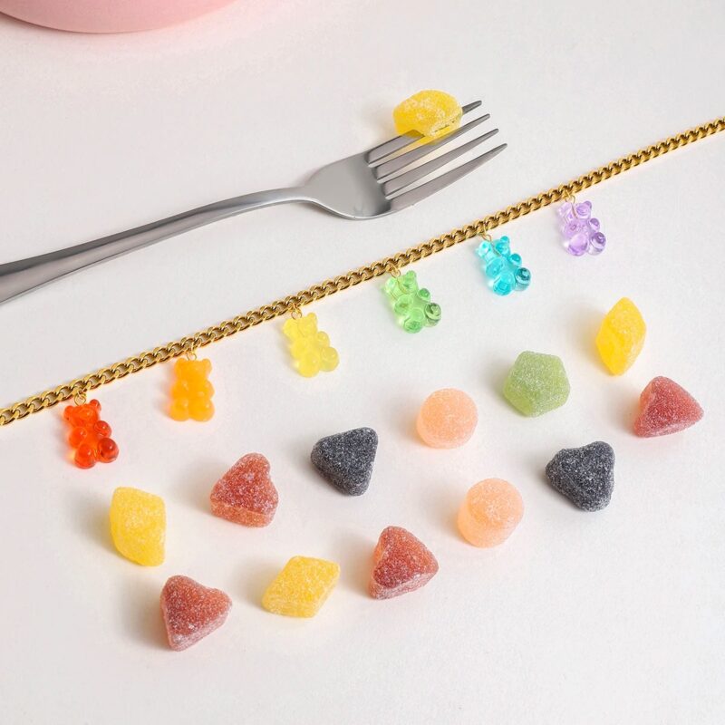 Colorful Bear Pendant Necklace - Image 6