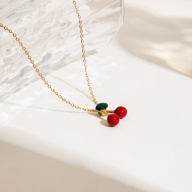 Cherry Pendant Necklace - Image 5