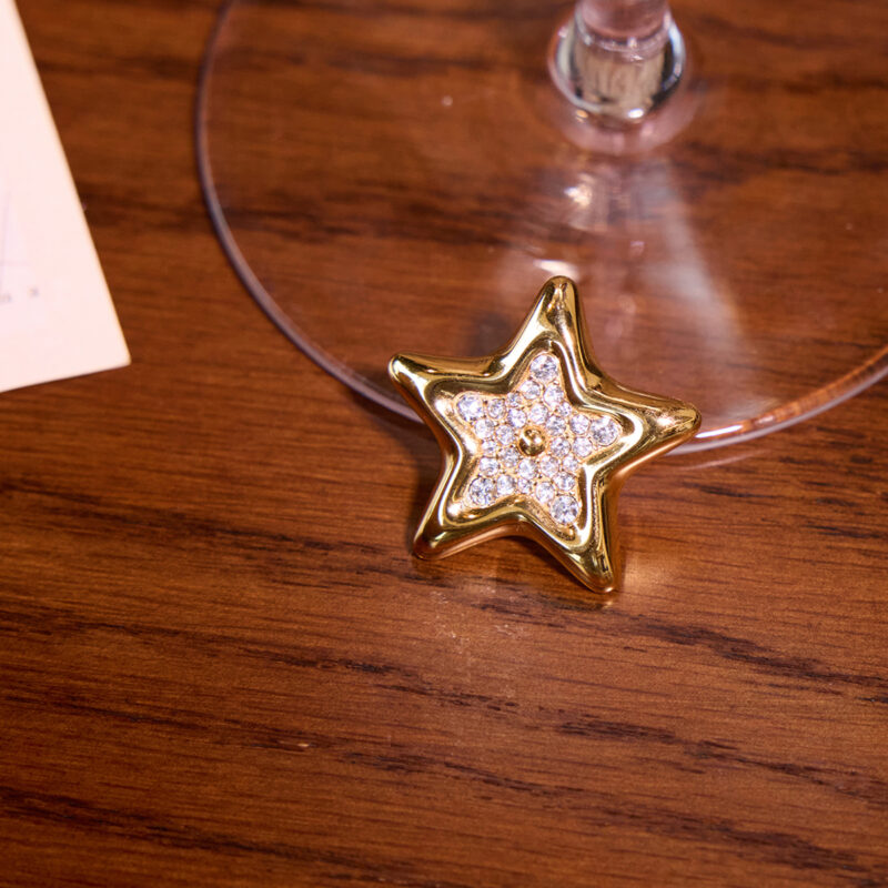 18K Gold-Plated Star Earrings for Women – Waterproof Stainless Steel Studs - Image 4