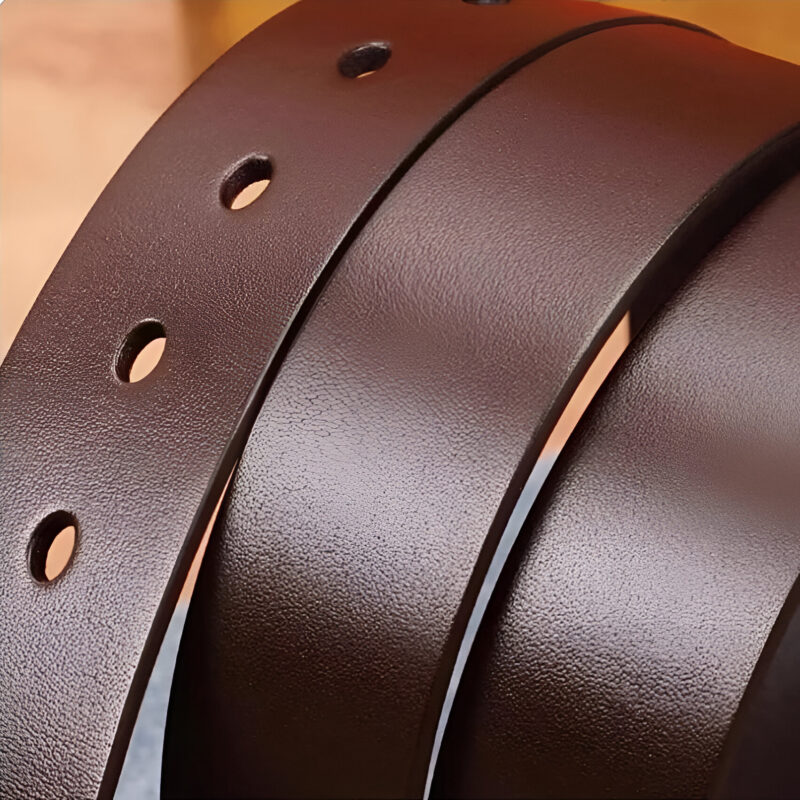 Men's Luxury PU Leather Belt with Metal Buckle - Image 5