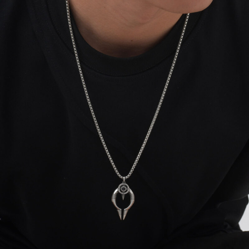 Gothic Viking Pendant Necklace for Men - Image 2
