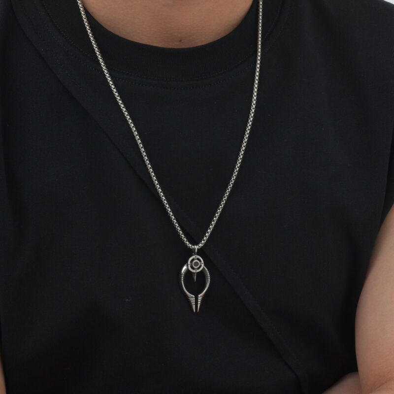 Gothic Viking Pendant Necklace for Men - Image 4