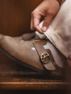 Vintage Brown Leather Mules for Men