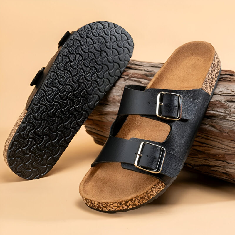 Comfortable Unisex Cork Slippers for Men - Image 5