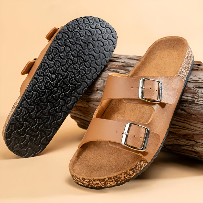 Comfortable Unisex Cork Slippers for Men - Image 6