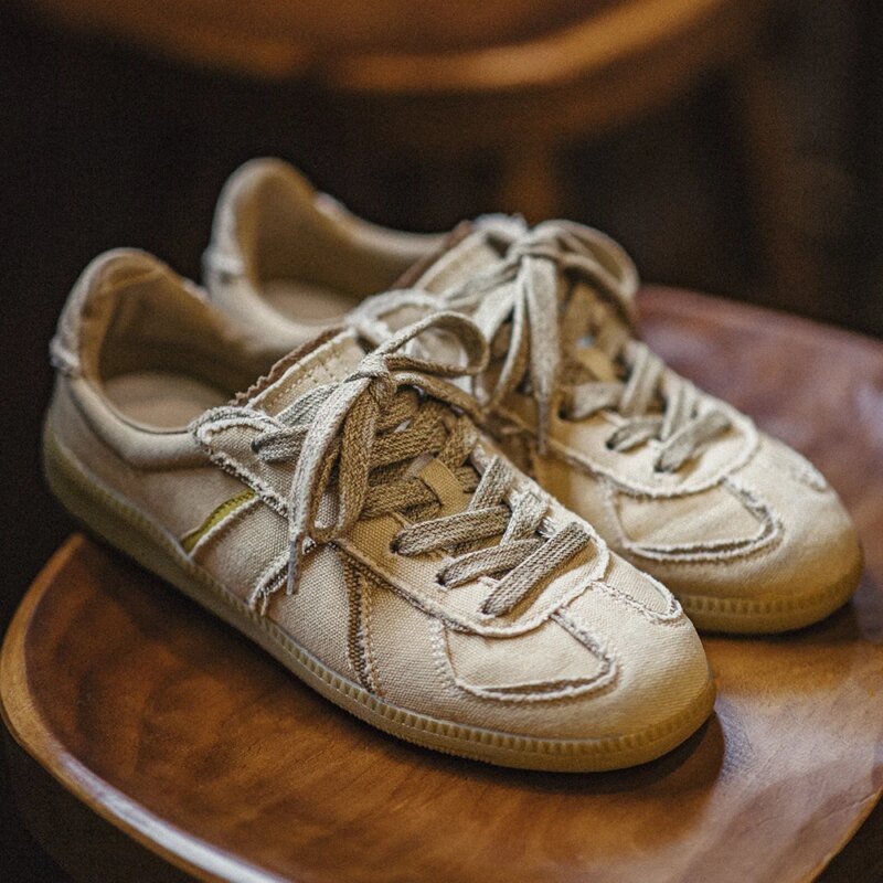 Retro Canvas Casual Sneakers for Men