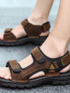 Men's Genuine Leather Beach Sandals