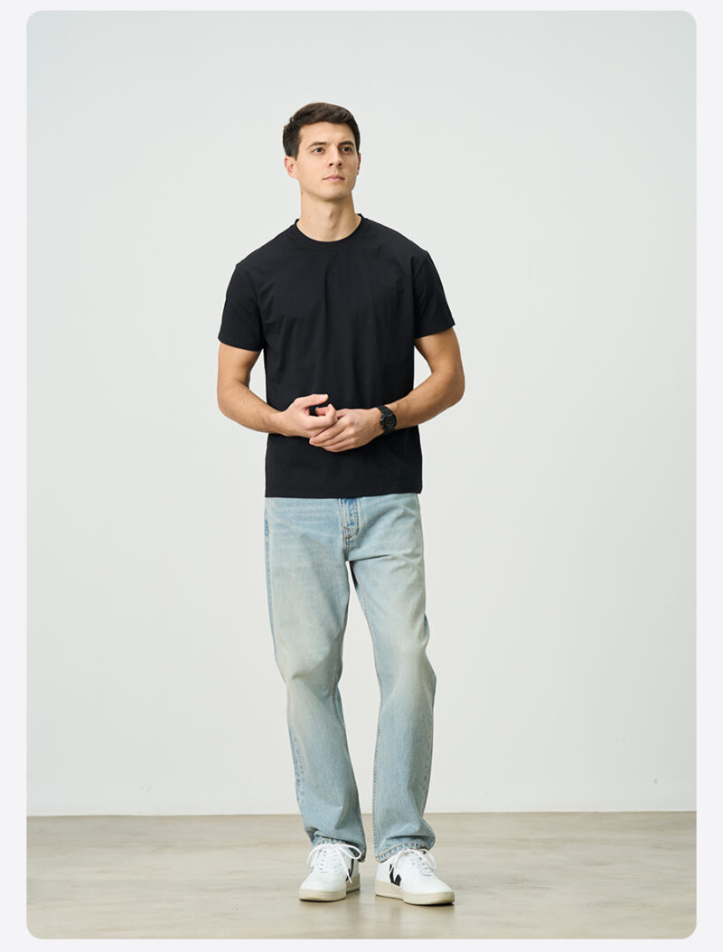 Men’s Lightweight Quick-Dry Moisture-Wicking Summer Sports T-Shirt - Image 4