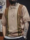 Men’s Vintage Knit Polo Shirt