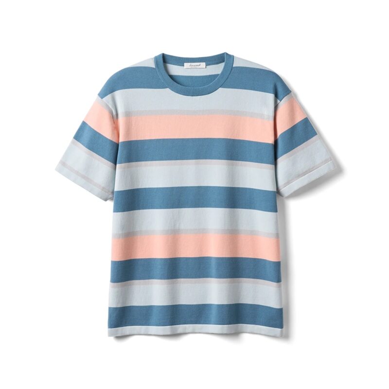 Men’s Oversized Striped Knit T-Shirt