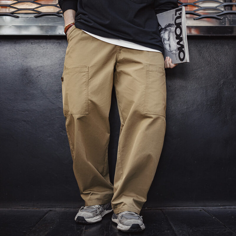 Men's Casual Cargo Pants with Multi-Pockets – Loose Fit Tapered Summer Style - Image 6